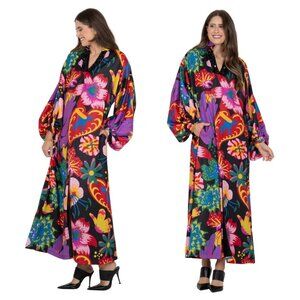 Fiona Dress - Midnight Garden